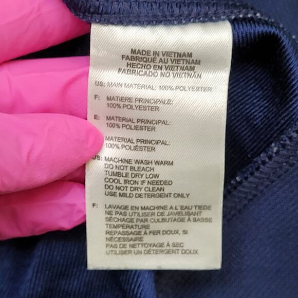 Adidas Track Jacket Medium 21x28 Blue White 3-Stripes Tricot - Picture 6 of 16